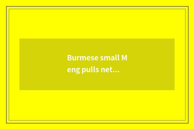Burmese small Meng pulls network address of royal international recreation