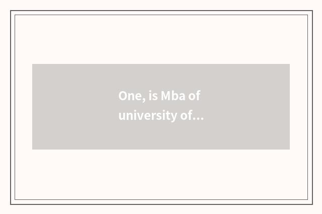 One, is Mba of university of finance and economics tuitional?