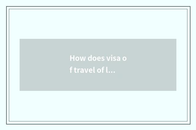 How does visa of travel of long beach island do?