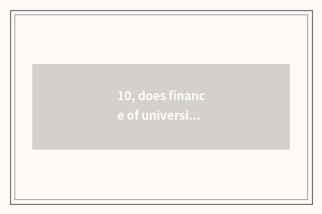 10, does finance of university of Shanghai finance and economics learn professio
