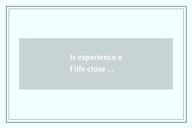 Is experience of life close justice word?