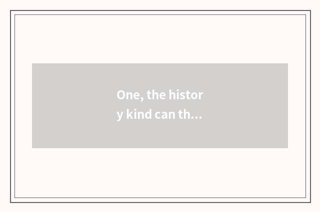 One, the history kind can the student sign up for major of collaboration of Chin