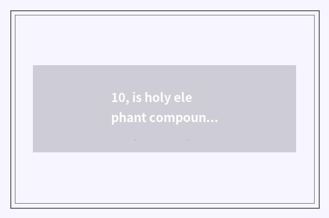 10, is holy elephant compound floor and multilayer distinction of real wood floo