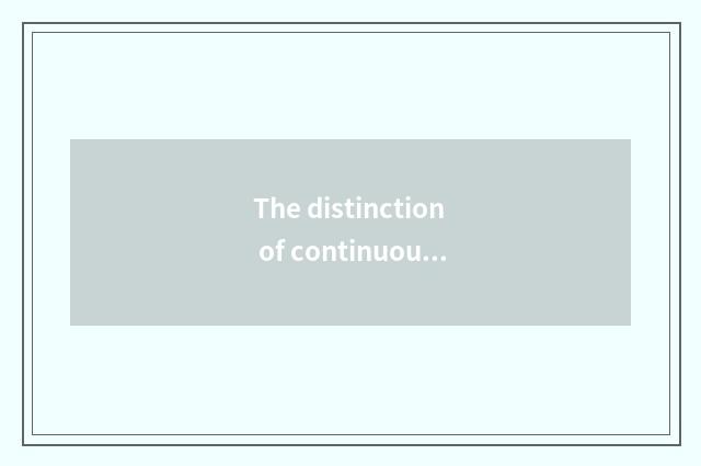 The distinction of continuous tortuous path and reverse tortuous path?
