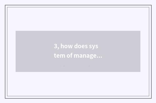 3, how does system of management of cate expert meal derive commodity takes vale