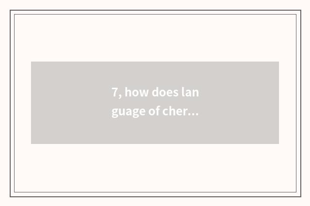7, how does language of cherry place other people download?