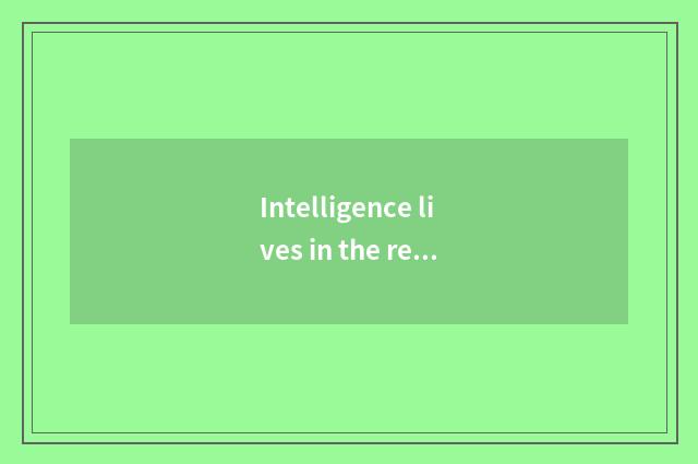 Intelligence lives in the referenced guidance of the price