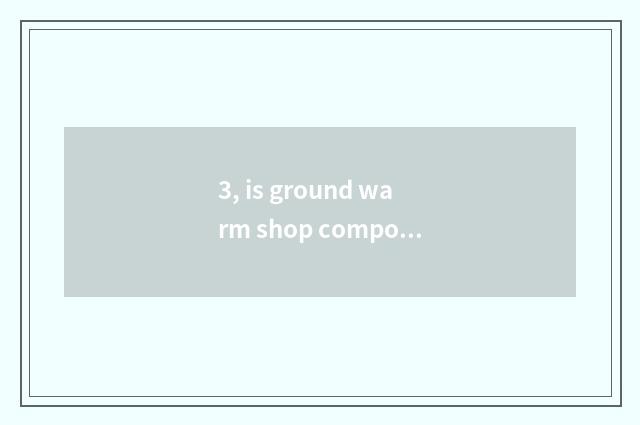 3, is ground warm shop compound is wooden floor harm great?