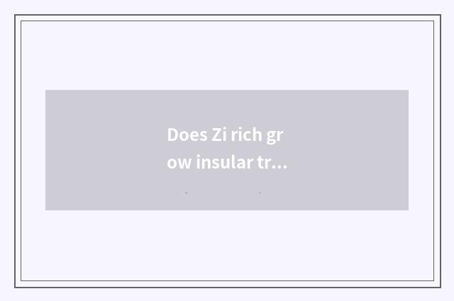 Does Zi rich grow insular travel strategy?
