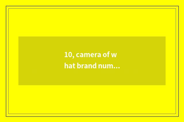 10, camera of what brand number is Phisung?