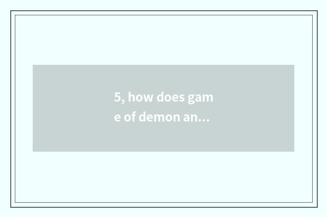 5, how does game of demon animal stand-alone download?