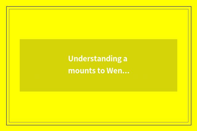 Understanding amounts to Weng Jiancai to live in square