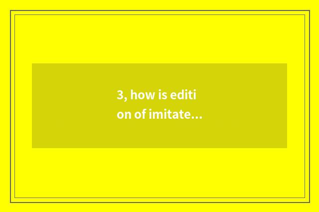 3, how is edition of imitate goat mobile phone online?