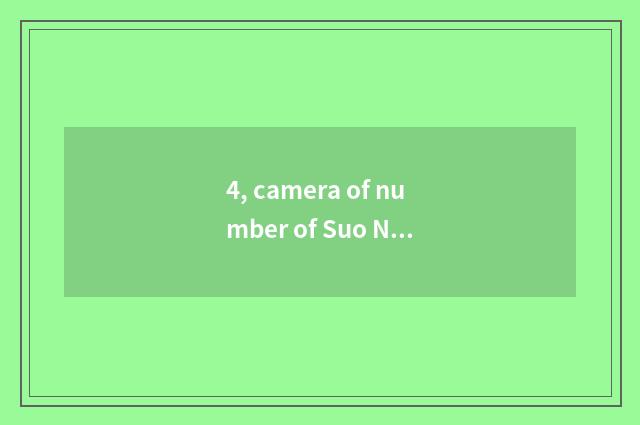4, camera of number of Suo Ni DSC-HX1 and beautiful can camera of number of Powe