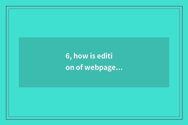 6, how is edition of webpage of mobile phone QQ used / login?