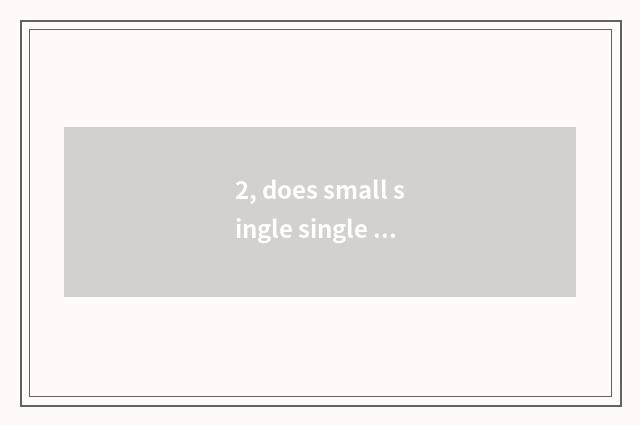 2, does small single single function take a picture?