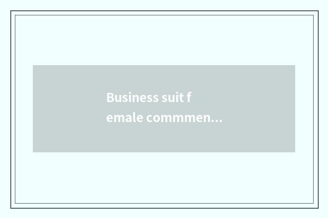 Business suit female commment?