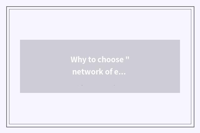 Why to choose 