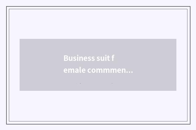 Business suit female commment?