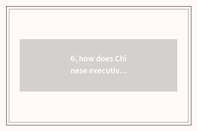 6, how does Chinese executive website inquire?