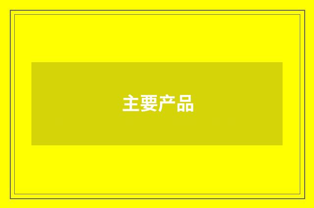 主要产品