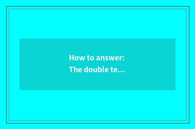 How to answer: The double test of true human nature and public opinion