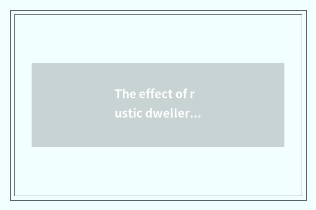 The effect of rustic dweller expenses to taking off deficient?