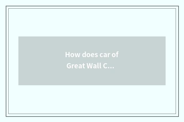 How does car of Great Wall C50 set hour?