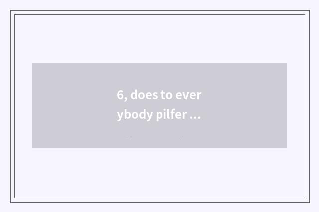 6, does to everybody pilfer edition draw mix popular science originally original