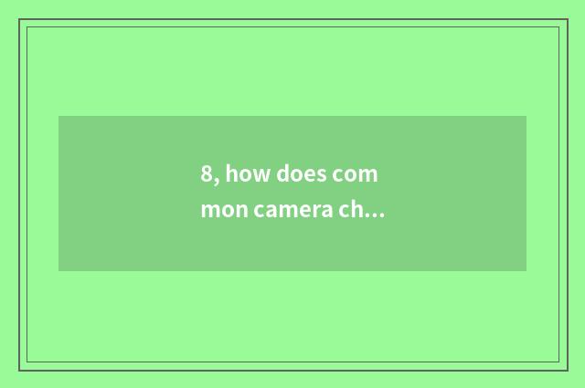 8, how does common camera change his costume or dress digital camera?
