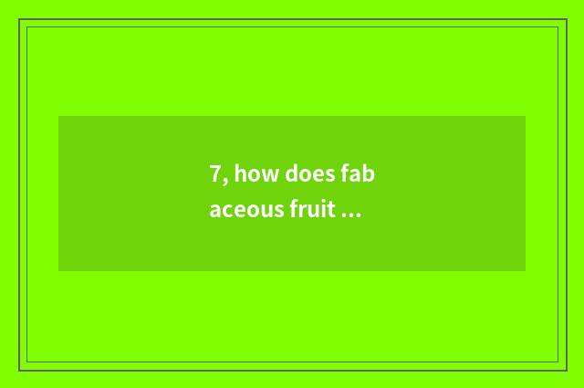 7, how does fabaceous fruit cate add cookbook?