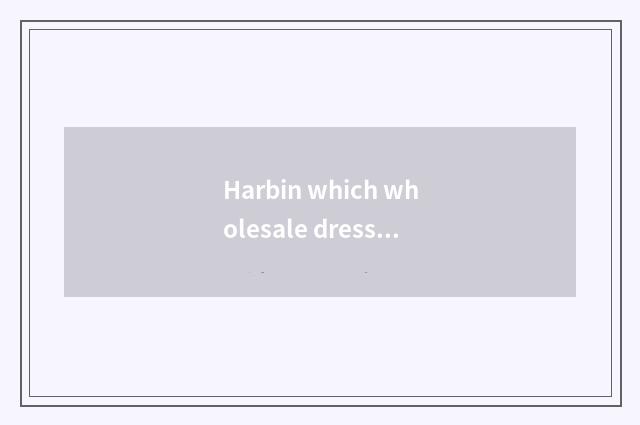Harbin which wholesale dress vogue cheap?