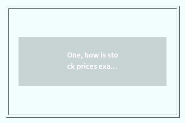 One, how is stock prices examined in straight flush?