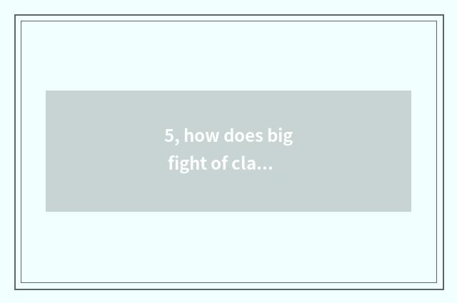 5, how does big fight of classical game tank rent a person?