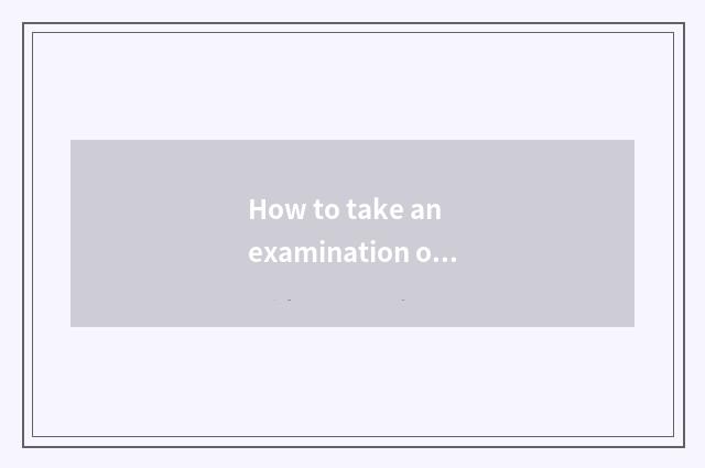 How to take an examination of Yo does division card books and newspaper take an 
