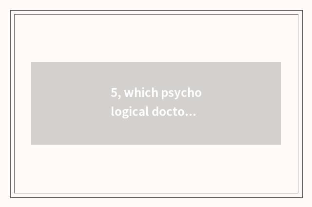 5, which psychological doctor has compared Chongqing?
