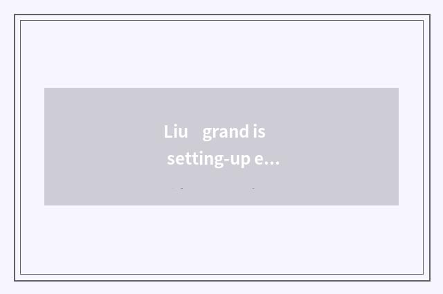 Liu grand is setting-up exercise belonged to there is oxygen or do not have o