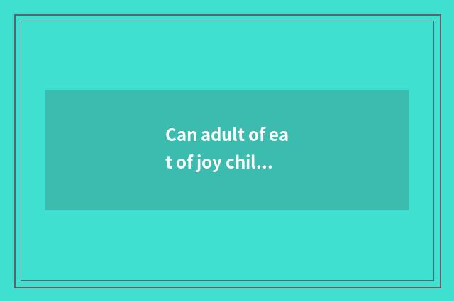 Can adult of eat of joy child book buy Kendeji?