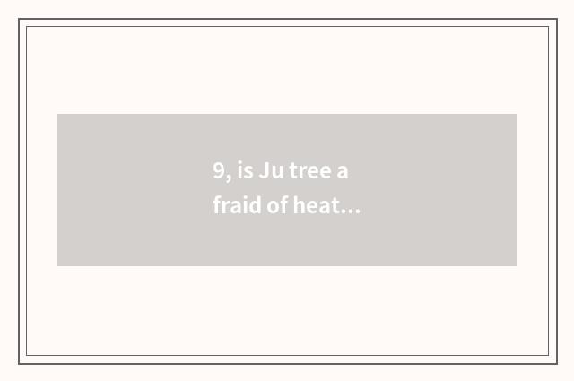 9, is Ju tree afraid of heat?
