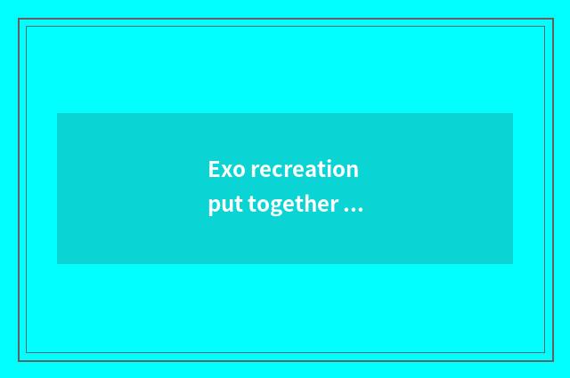 Exo recreation put together art program