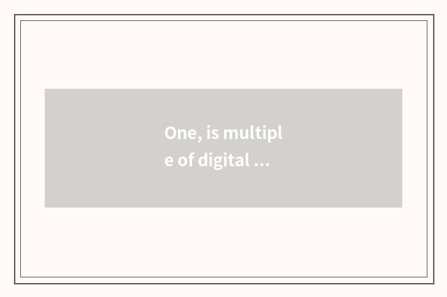 One, is multiple of digital camera extensive role jumped over greatly more?
