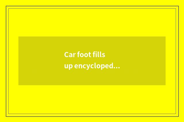 Car foot fills up encyclopedia of choose and buy, how mat of foot of car of choo