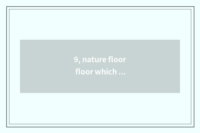 9, nature floor floor which better?