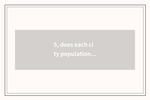 5, does each city population rank Taiwan 2015?