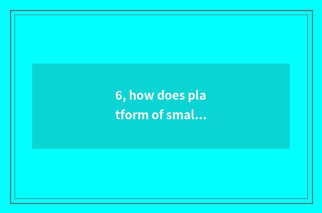6, how does platform of small letter public search public name?