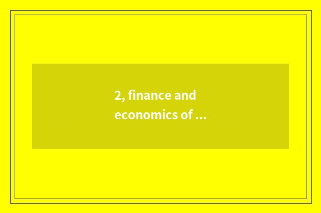 2, finance and economics of today's top headlines board piece why be video compl