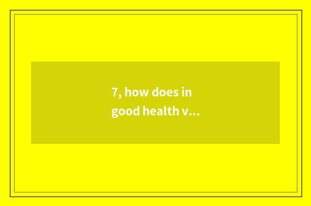 7, how does in good health violet in relief special train sit?