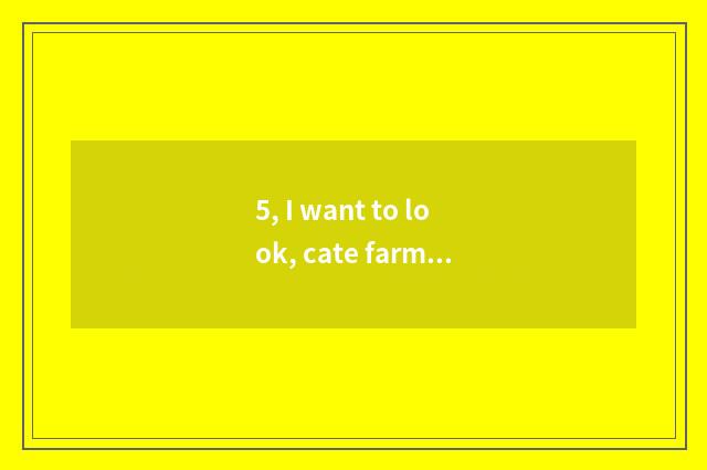 5, I want to look, cate farm article, kind novel?