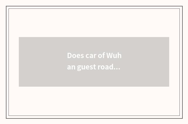 Does car of Wuhan guest road rent a company to rely on chart?