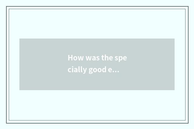 How was the specially good effect of angel cheek done not have?